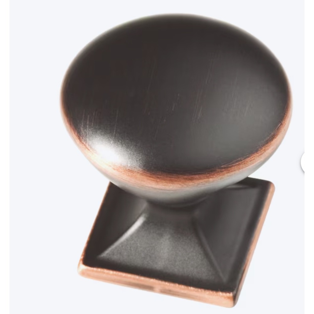 15 pack Brainerd Round Square Base 1-1/4-in Bronze with Copper Highlights Round